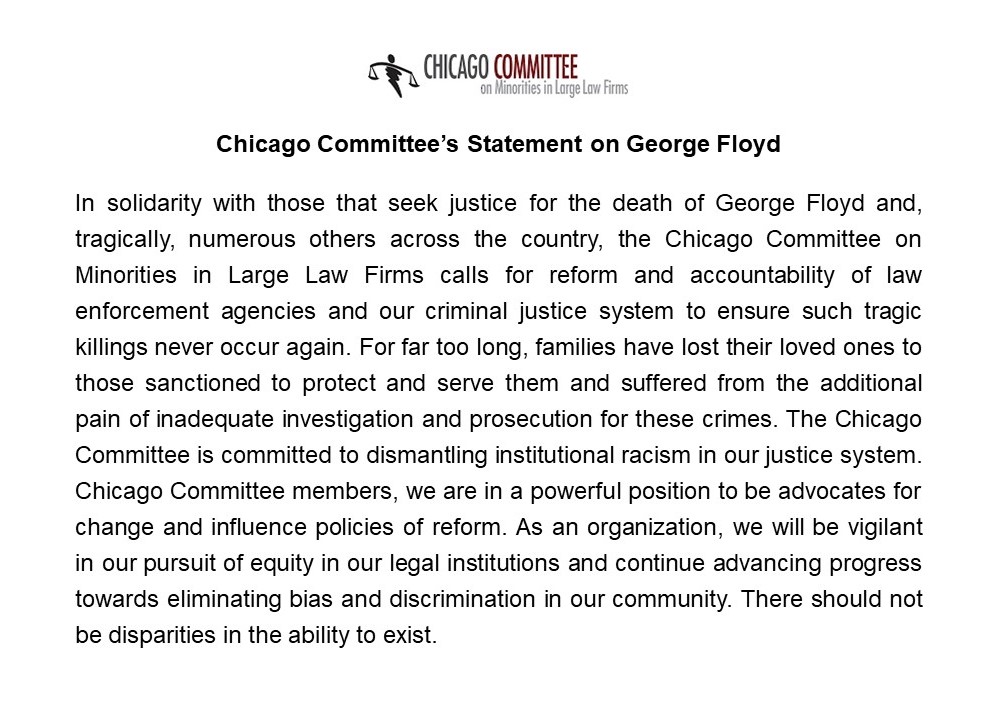 Statement on George Floyd